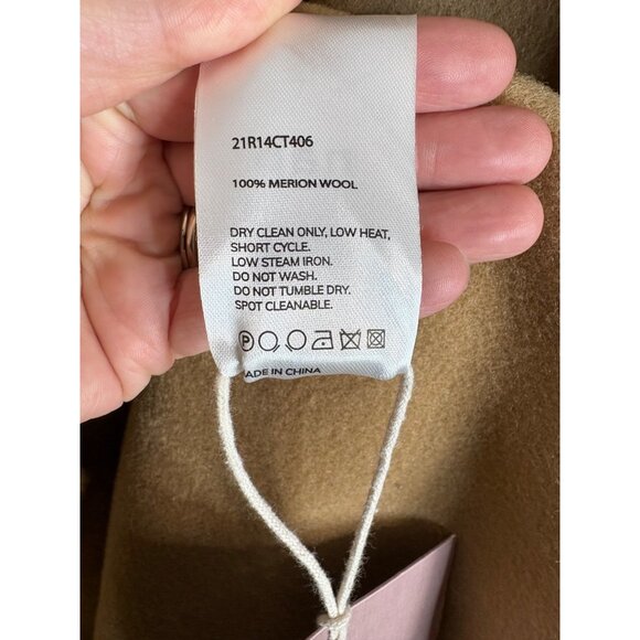 NWT NAP Londyn Shawl Collar 100% Merino Wool Jacket-sz XXL - Picture 10 of 12